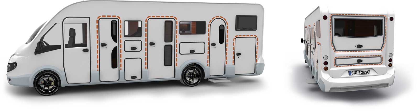 Satisfied tegos customers with Challenger caravans and RVs